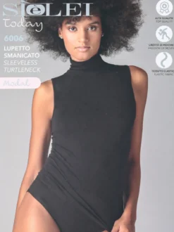 Sielei Maglia donna lupetto smanicata