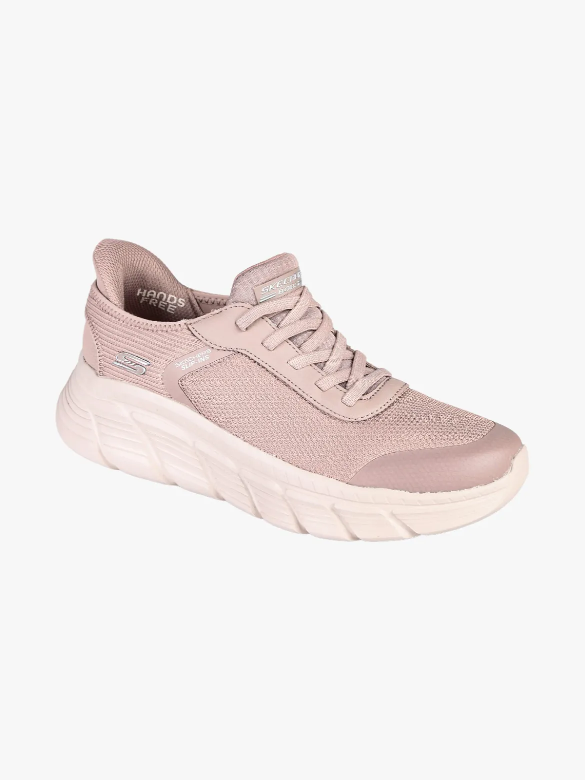 Skechers BOBS B-FLEX LINEAR FORCE Sneakers sportiva donna - taupe