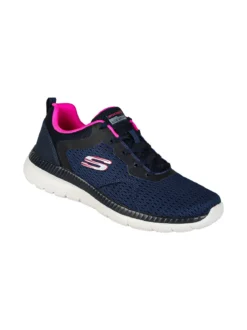 Skechers BOUNTIFUL QUICK PATH Sneakers sportive da donna - blu scuro