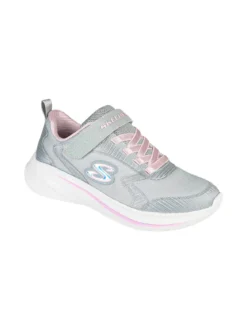 Skechers WAVE 92 Sneakers sportive da ragazza con strappo - grigio chiaro
