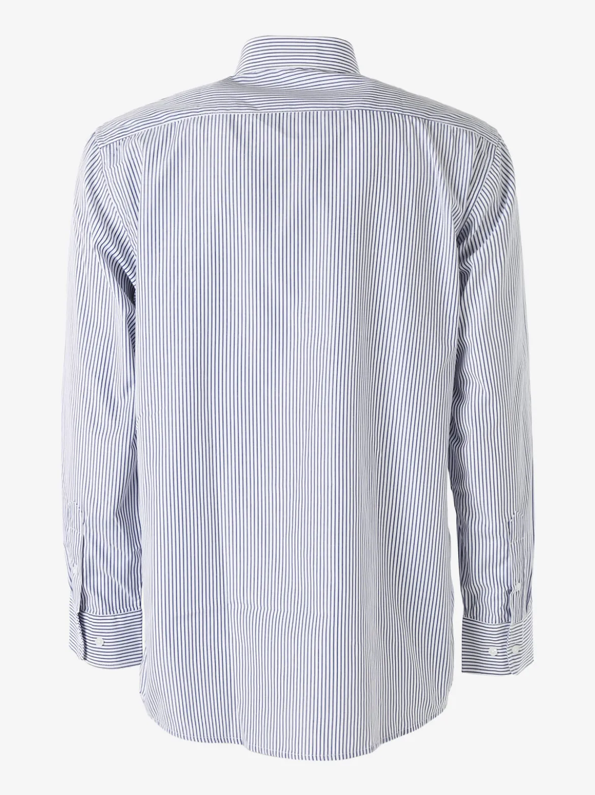 Sky Camicia rigata da uomo a maniche lunghe - blu scuro
