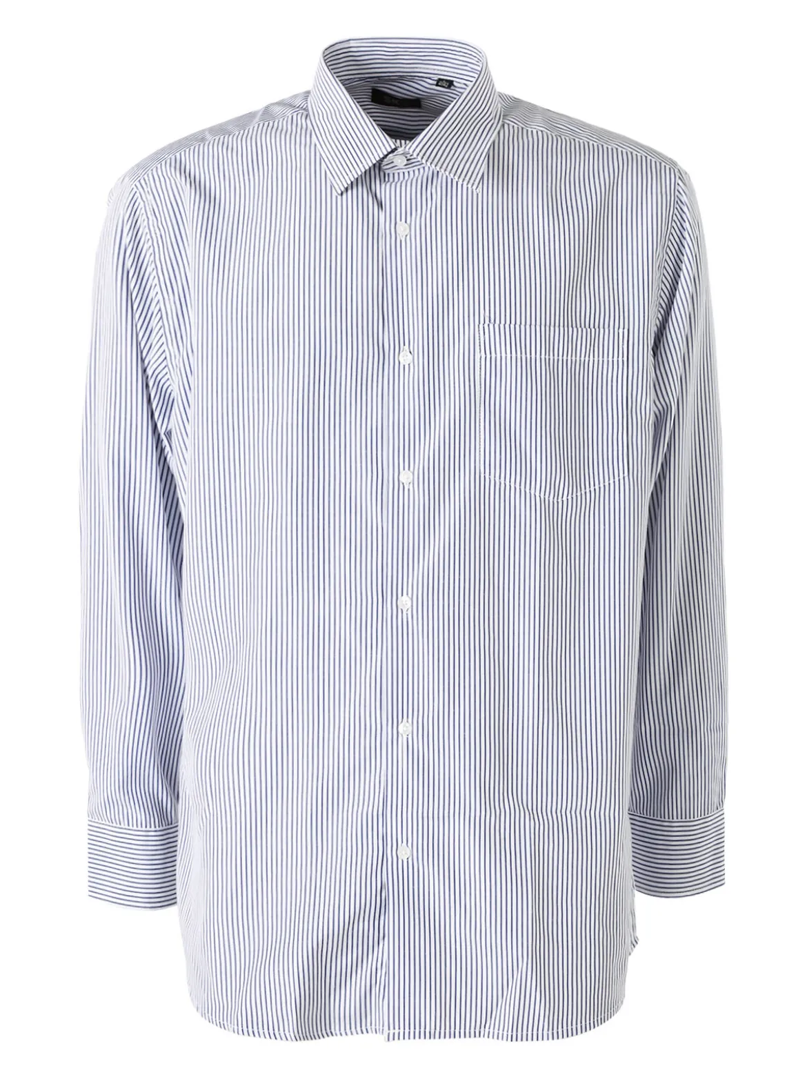 Sky Camicia rigata da uomo a maniche lunghe - blu scuro