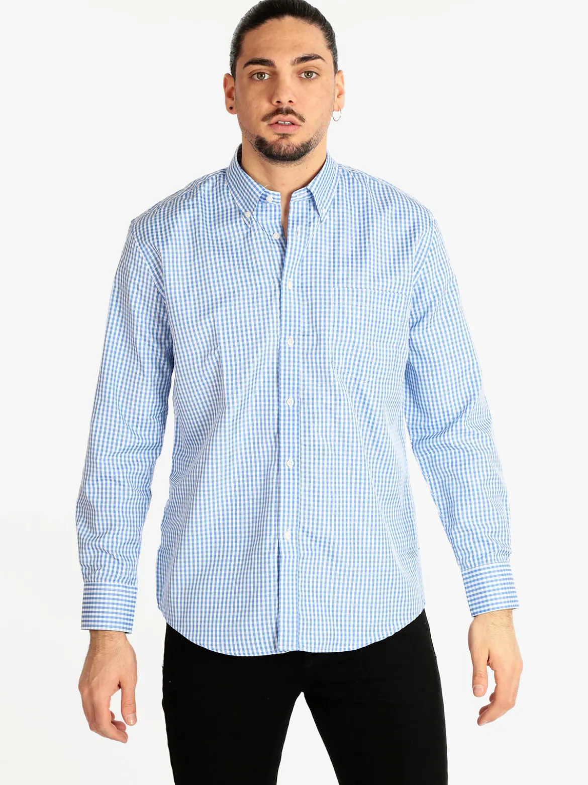 Sky Camicia uomo regular fit a quadretti
