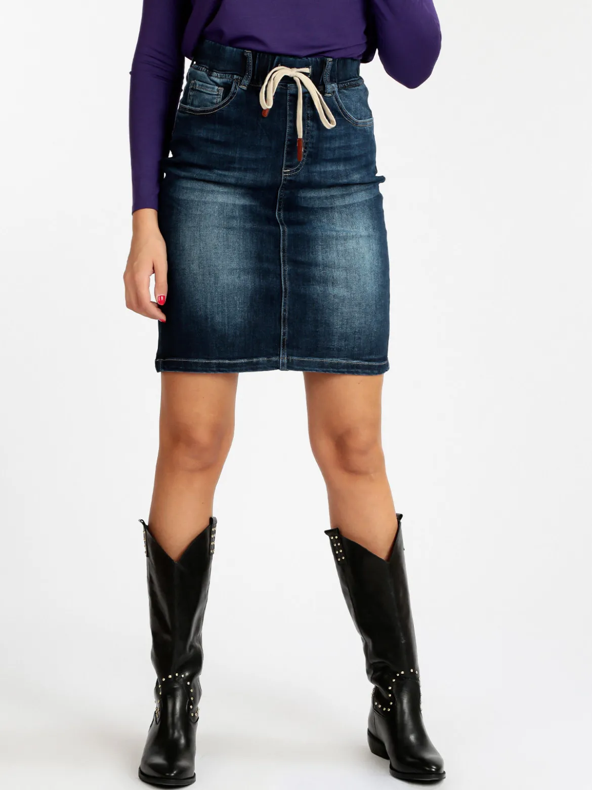 Smagli Gonna in jeans elasticizzata