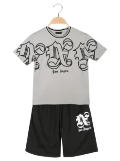 Small Gang Completo corto da ragazzo 2 pezzi con t-shirt e bermuda