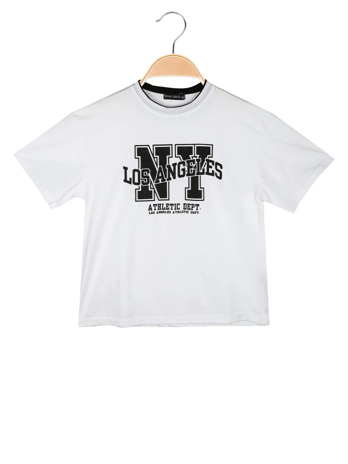 Small Gang T-shirt da bambino in cotone con stampa scritta