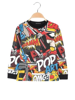 Small Gang T-shirt da ragazzo a maniche lunghe con stampe
