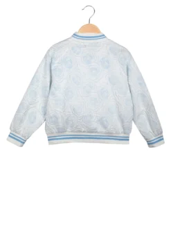 Smile Yes Giacca da bambina modello bomber con ricami