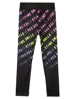 Smile Yes Leggings da bambina elasticizzati