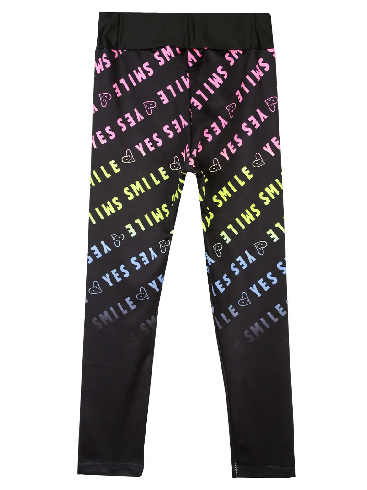 Smile Yes Leggings da bambina elasticizzati