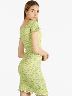 Solada Abito tubino donna a fiori elasticizzato