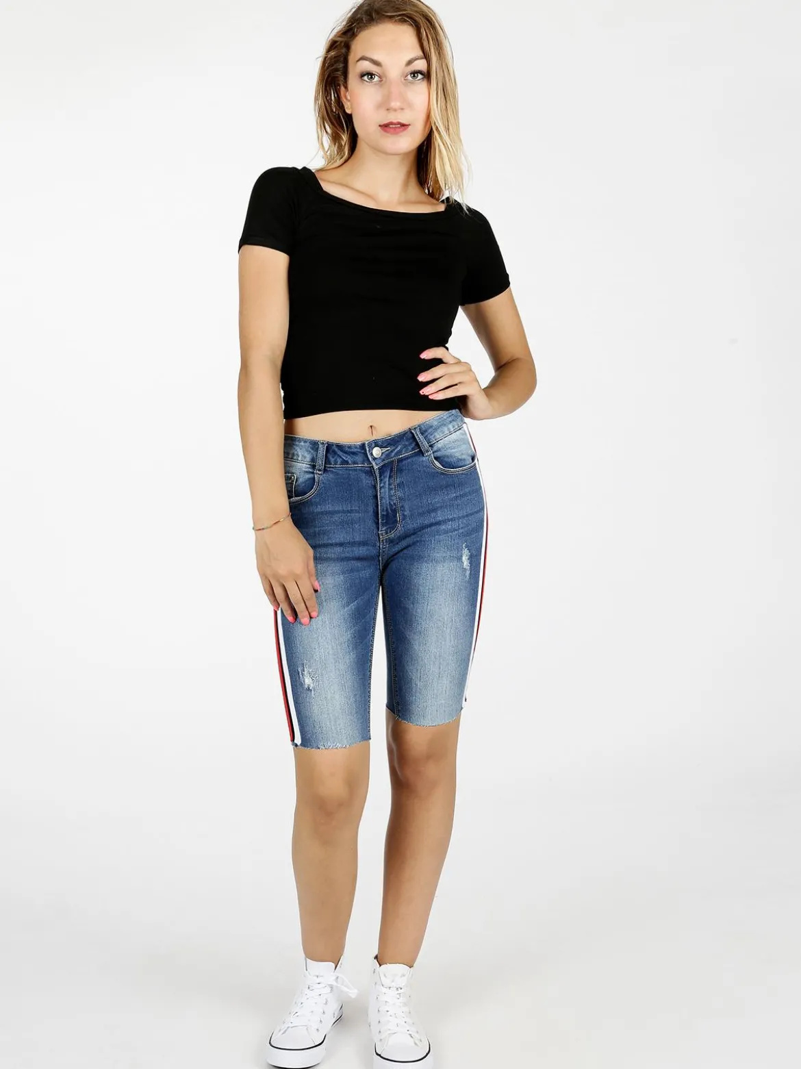 Solada Bermuda di jeans donna