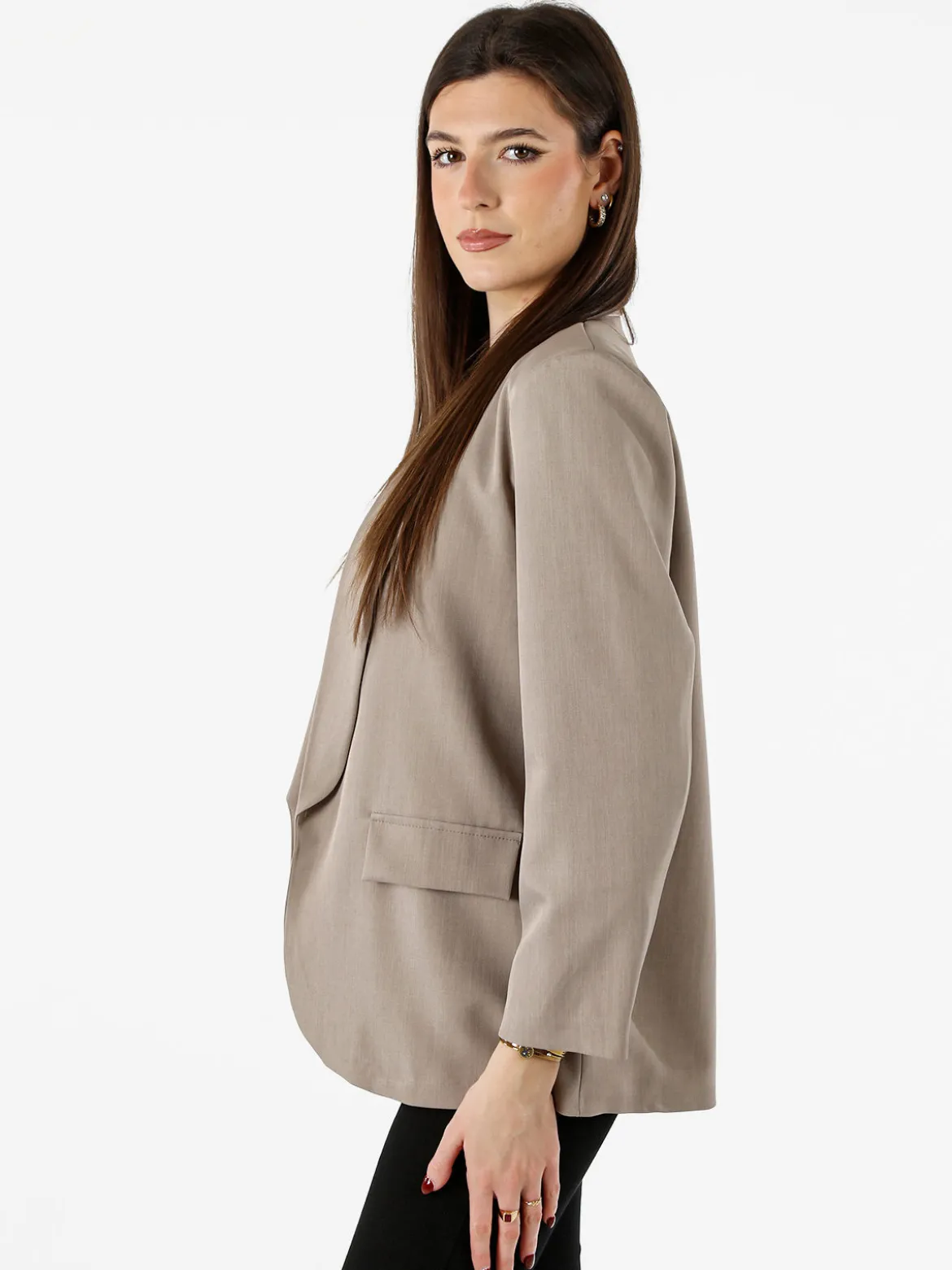 Solada Blazer donna aperto - fango
