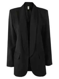 Solada Blazer donna aperto - nero