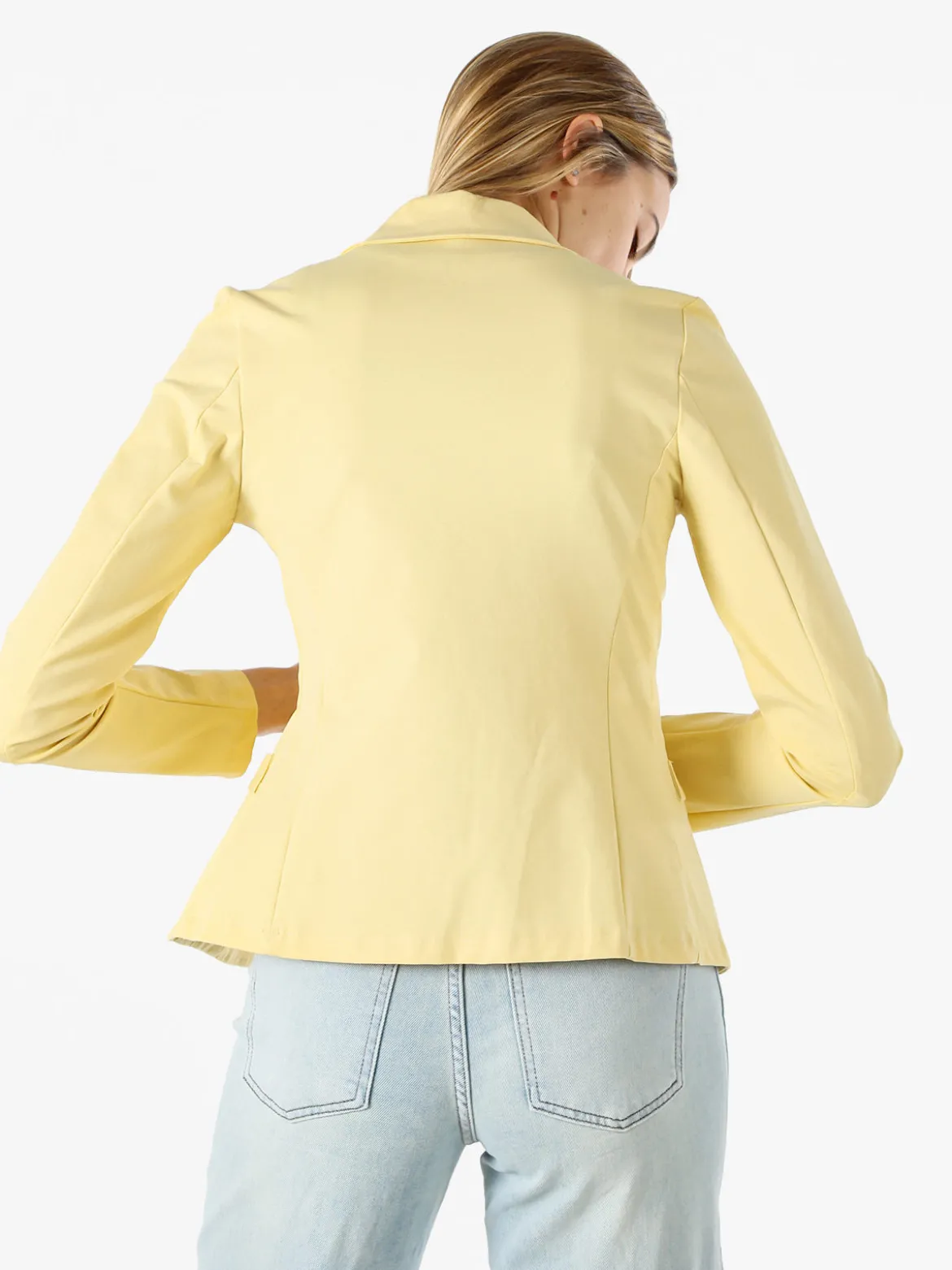 Solada Blazer donna con bottoni - giallo