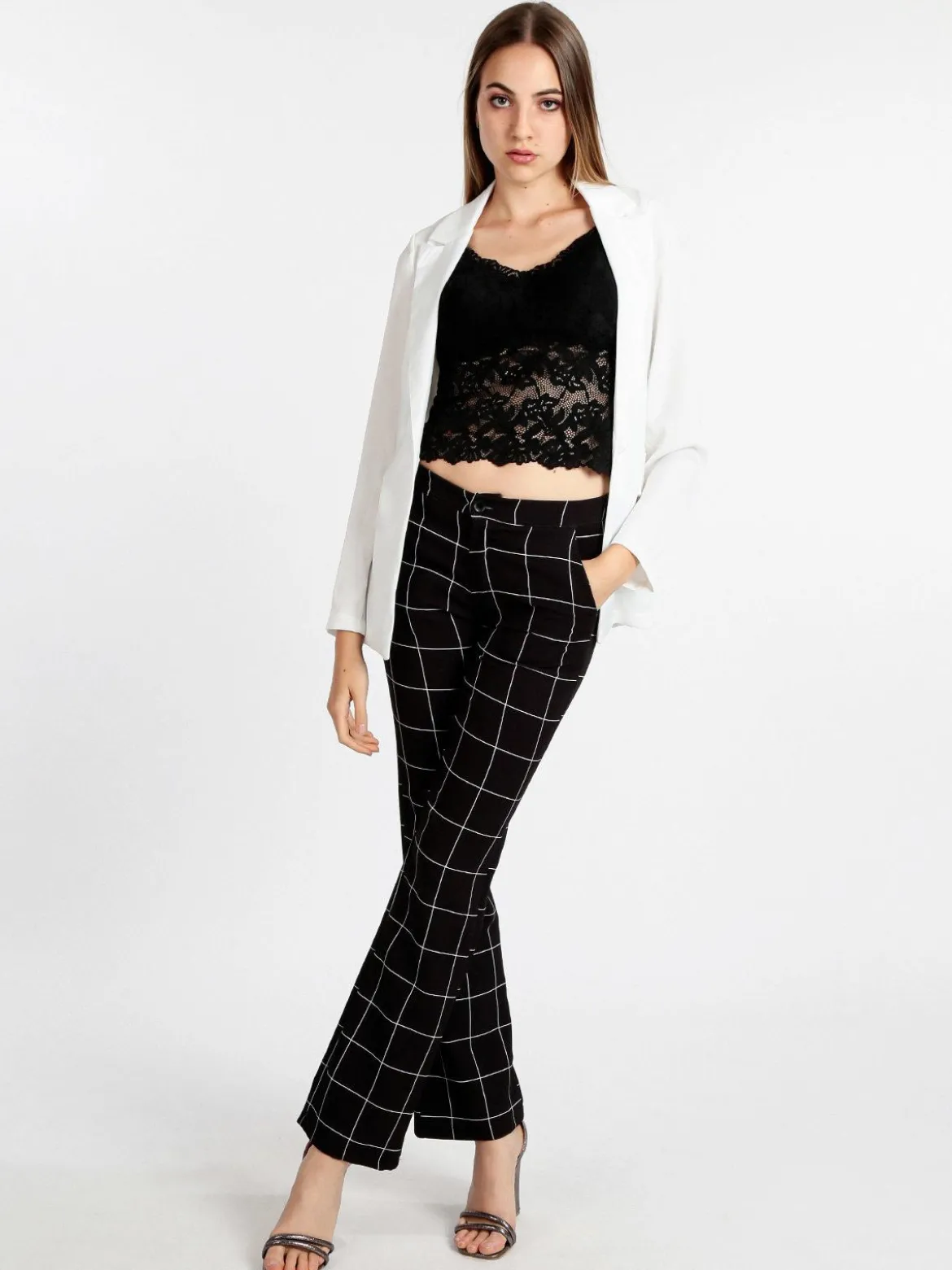 Solada Blazer donna effetto raso