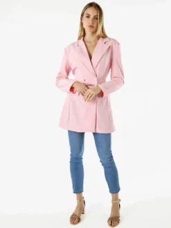 Solada Blazer donna elegante a doppiopetto - rosa