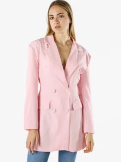 Solada Blazer donna elegante a doppiopetto - rosa