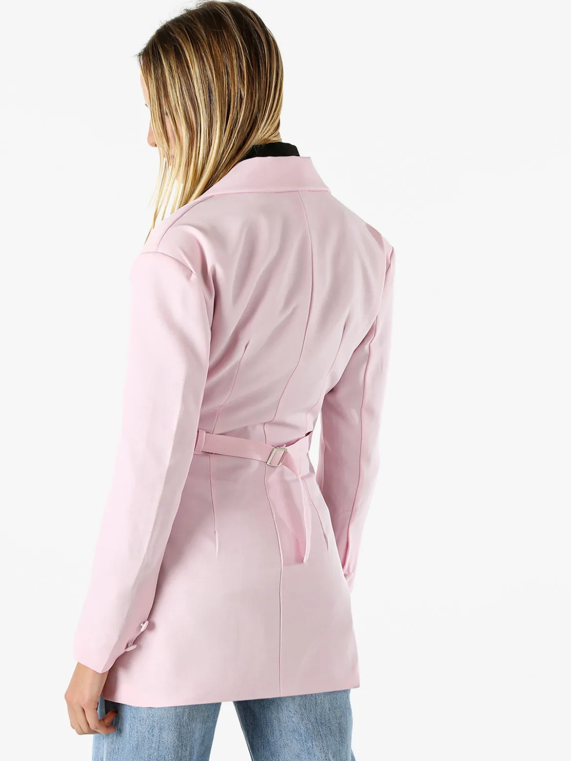 Solada Blazer donna elegante a doppiopetto - rosa