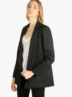 Solada Blazer donna gessato doppiopetto