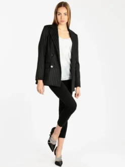 Solada Blazer donna gessato doppiopetto
