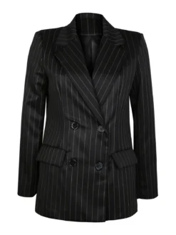 Solada Blazer donna gessato doppiopetto