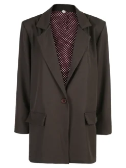 Solada Blazer donna oversize - moro