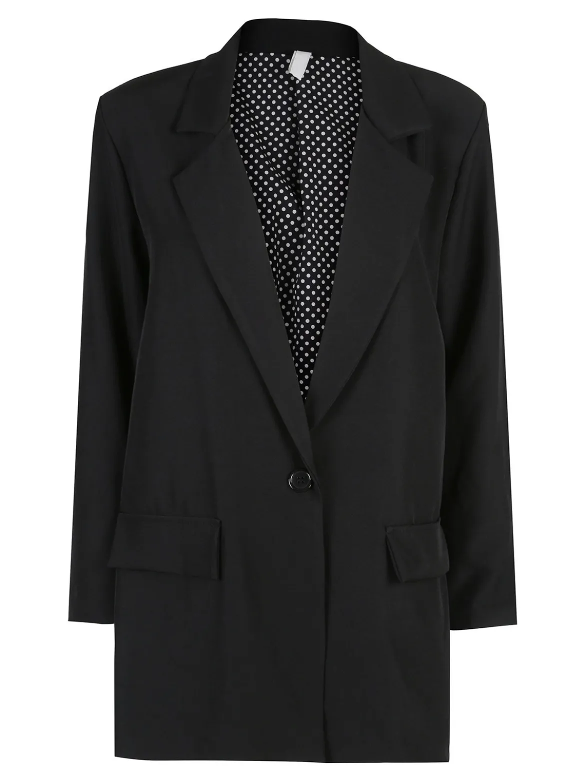 Solada Blazer donna oversize - nero