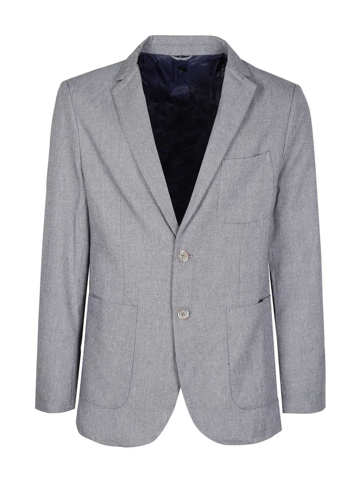 Solada Blazer uomo in misto lino e cotone