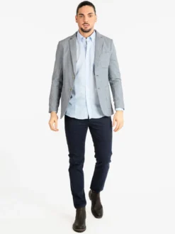 Solada Blazer uomo in misto lino e cotone