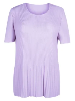 Solada Blusa donna plissettata taglie comode