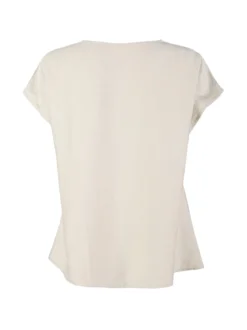 Solada Blusa donna senza maniche con scollo a V - beige