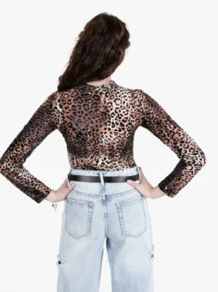 Solada Body donna animalier a maniche lunghe