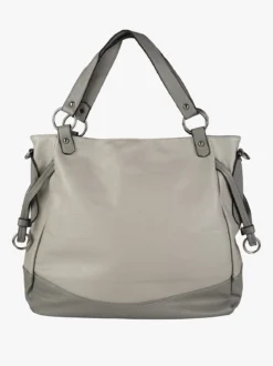 Solada Borsa a spalla da donna bicolore - grigio chiari