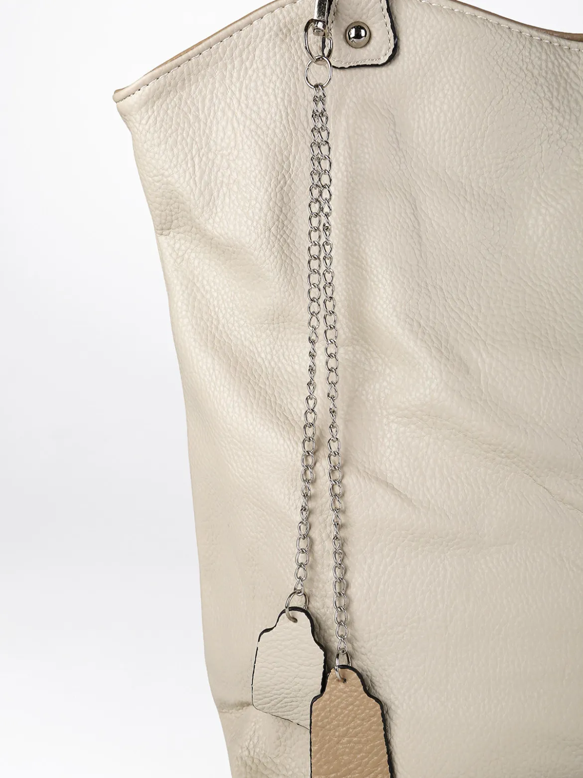 Solada Borsa a spalla da donna in ecopelle - beige