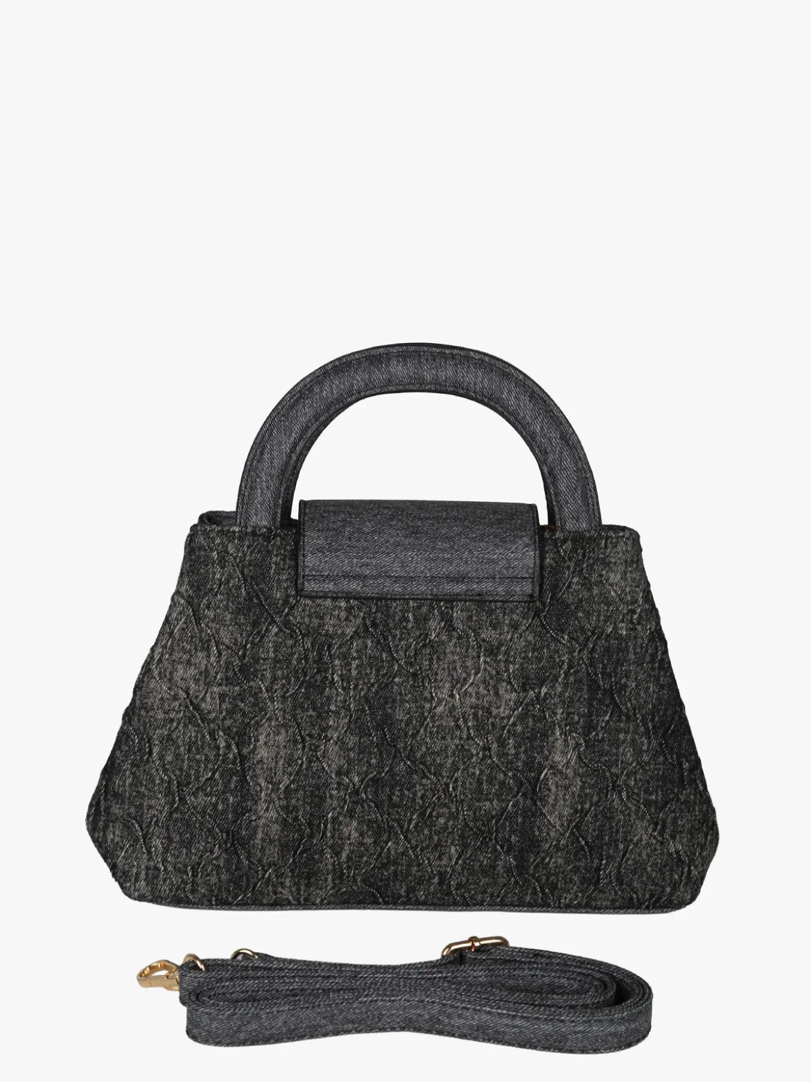 Solada Borsa donna a mano in jeans - nero