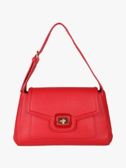 Solada Borsa donna a spalla con chiusura a girello - rosso