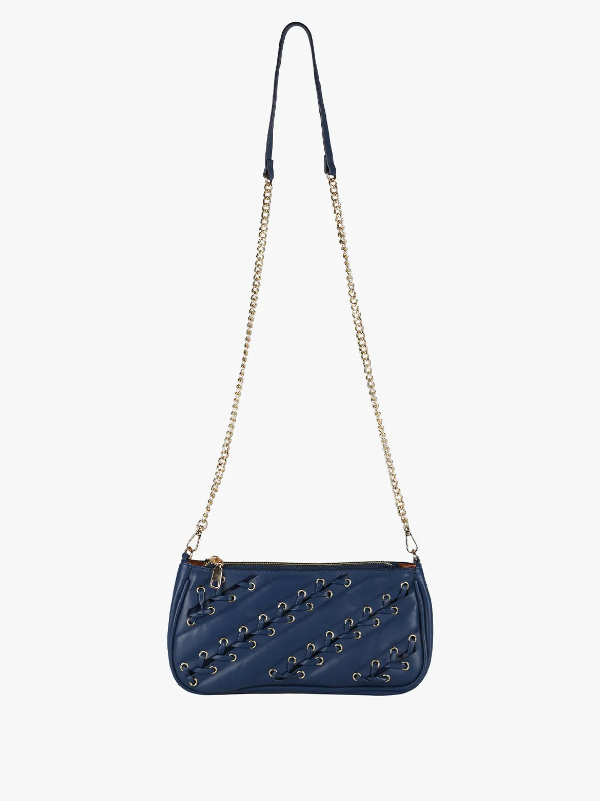 Solada Borsa donna con intrecci - blu