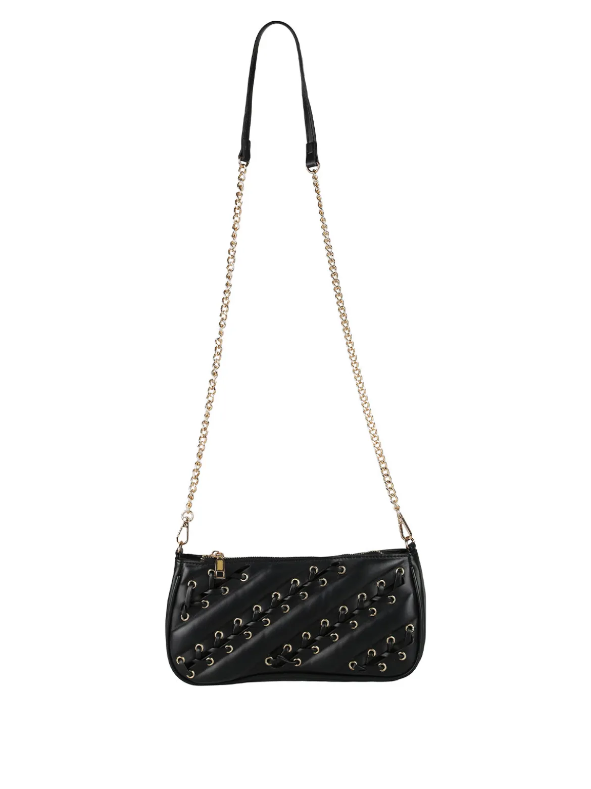 Solada Borsa donna con intrecci - nero