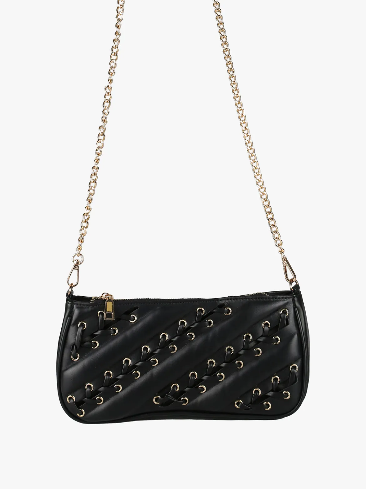 Solada Borsa donna con intrecci - nero