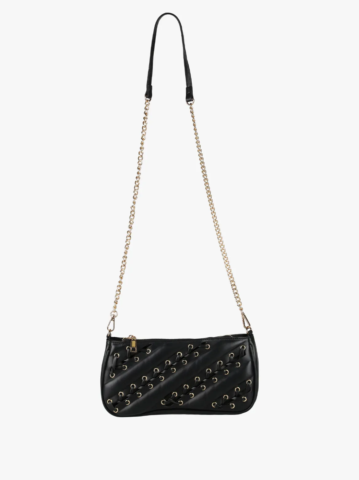Solada Borsa donna con intrecci - nero