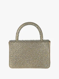 Solada Borsa donna gioiello con strass - oro