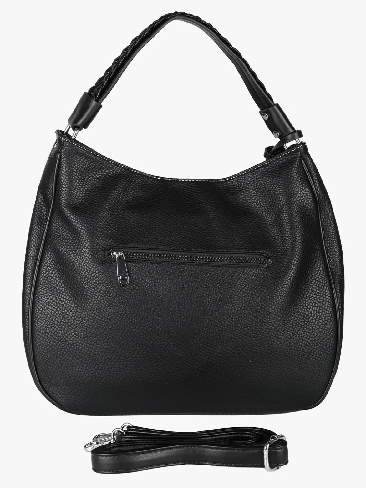 Solada Borsa donna hobo colorata - nero