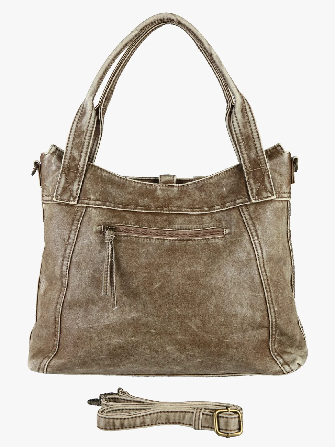 Solada Borsa donna hobo con fibbia - beige