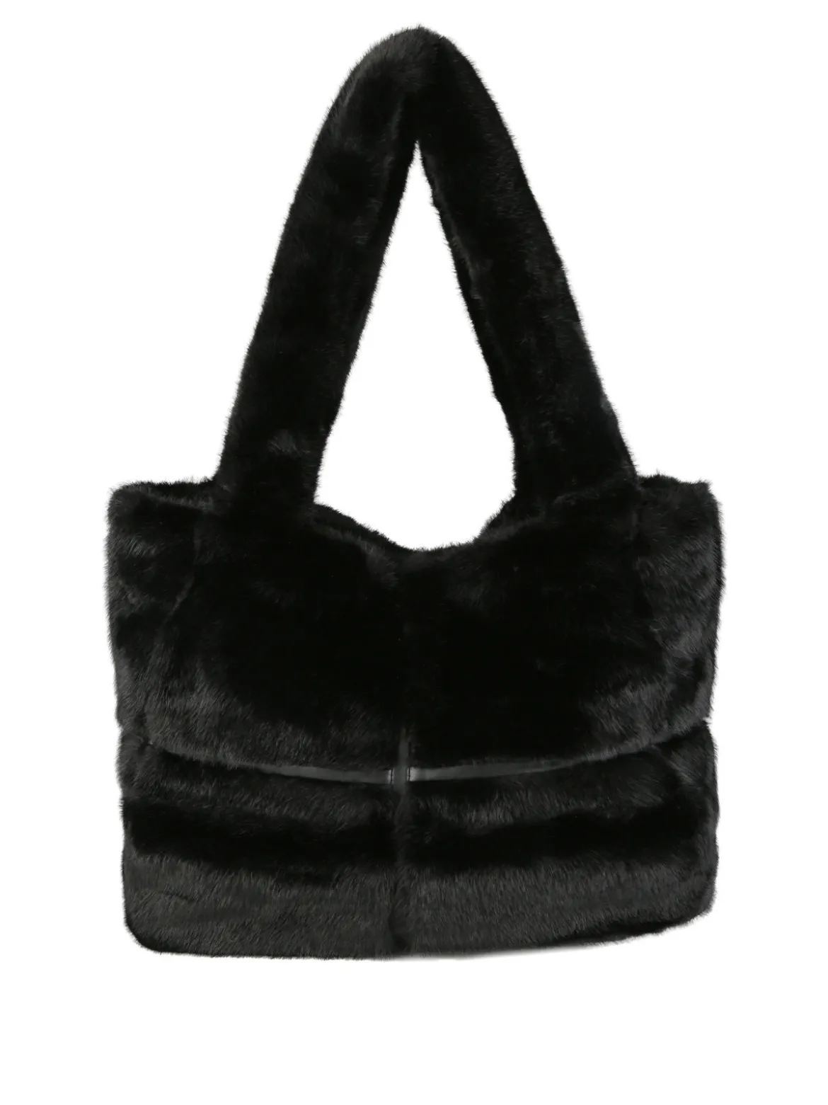 Solada Borsa donna in pelliccia sintetica - nero