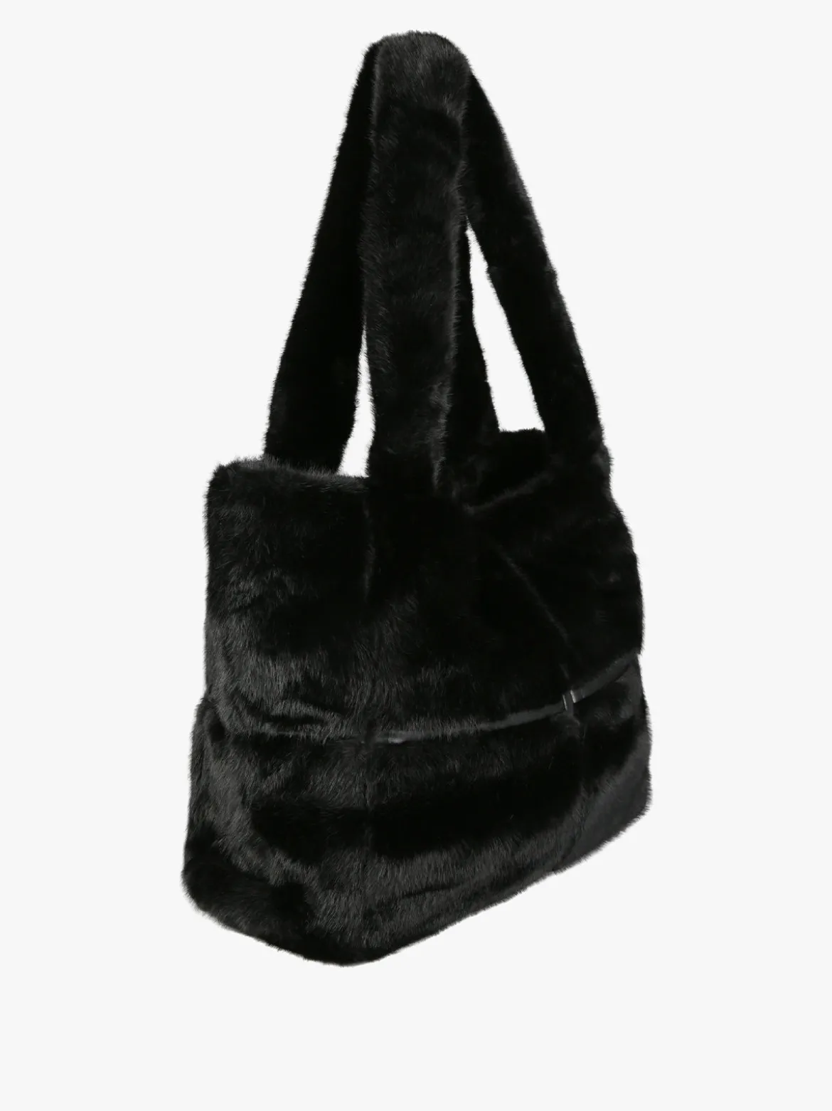 Solada Borsa donna in pelliccia sintetica - nero