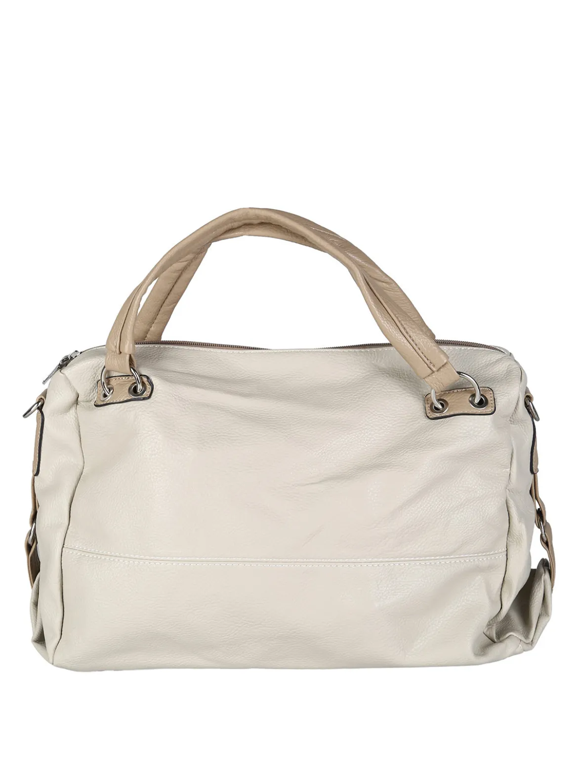 Solada Borsa hobo da donna con doppi manici - beige