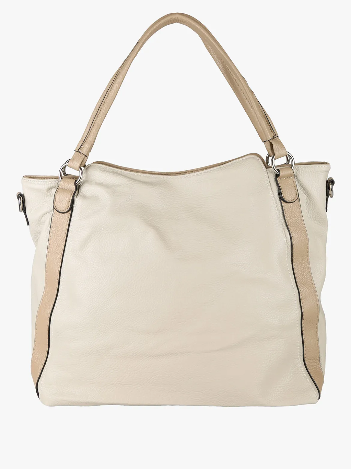 Solada Borsa hobo da donna con doppi manici - beige