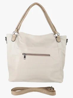 Solada Borsa hobo da donna con doppi manici - beige