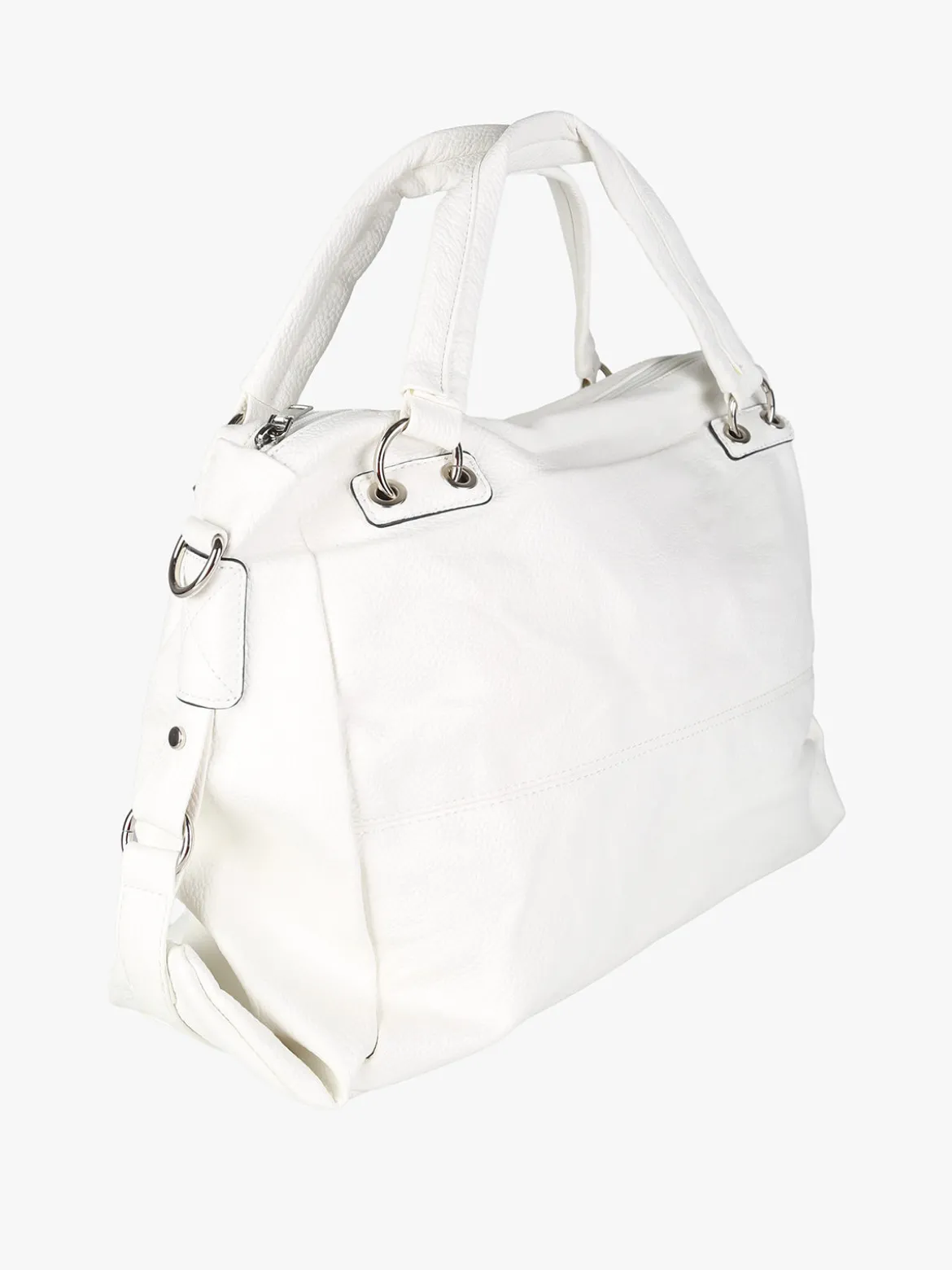 Solada Borsa hobo da donna con doppi manici - bianco
